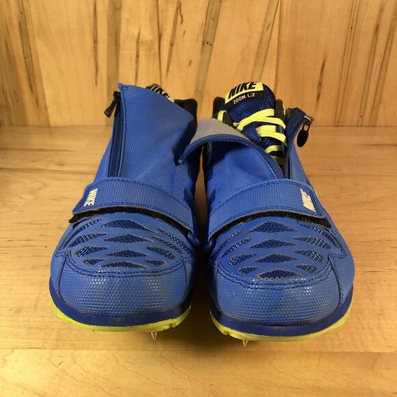 Nike Zoom LJ 4 Shoes Mens 10.5 Blue Long Jump Track Athletic Running Performance - Picture 3 of 11